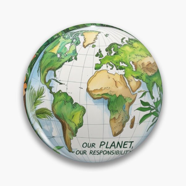 Artikelvorschau, Unser Planet, unsere Verantwortung – Earth Conservation Design entworfen und verkauft von RAA-Logo-Image.
