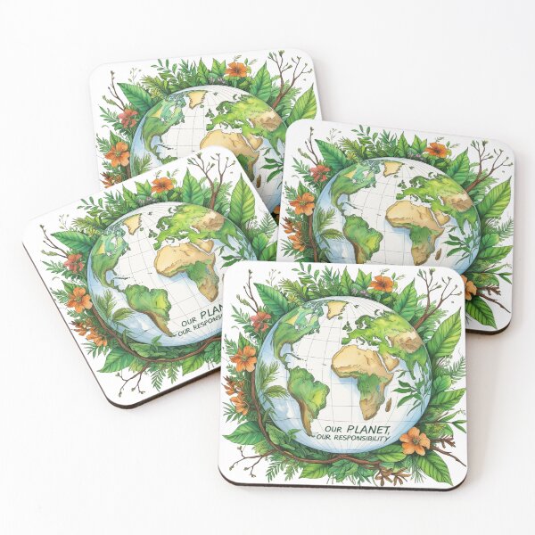 Item preview, Our Planet, Our Responsibility – Earth Conservation Design designed and sold by RAA-Logo-Image.