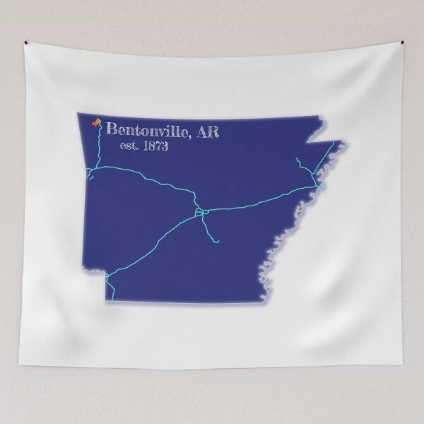 Item preview, Bentonville, AR [Blue] designed and sold by PhilbonianDezin.