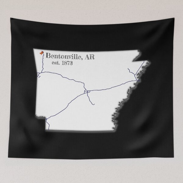 Item preview, Bentonville, AR [White] designed and sold by PhilbonianDezin.