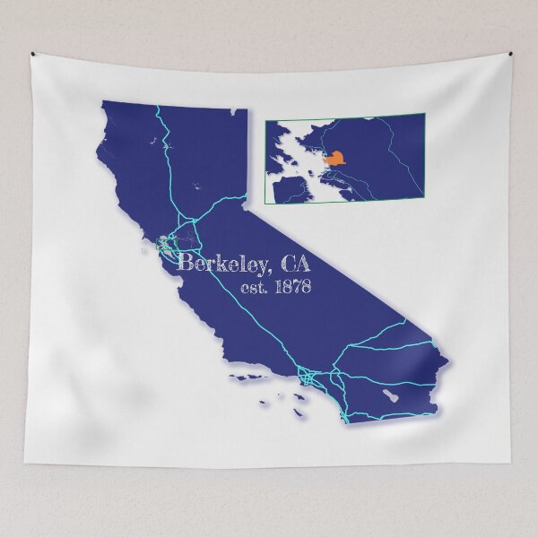 Item preview, Berkeley, CA [Blue] designed and sold by PhilbonianDezin.