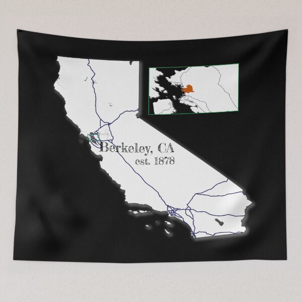 Item preview, Berkeley, CA [White] designed and sold by PhilbonianDezin.