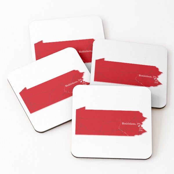 Item preview, Bethlehem, PA [Red] designed and sold by PhilbonianDezin.