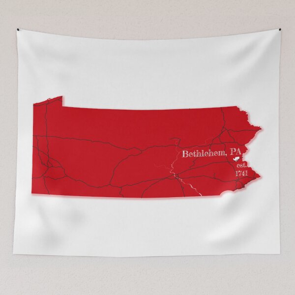 Item preview, Bethlehem, PA [Red] designed and sold by PhilbonianDezin.