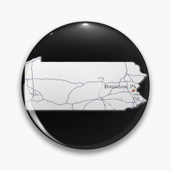 Item preview, Bethlehem, PA [White] designed and sold by PhilbonianDezin.