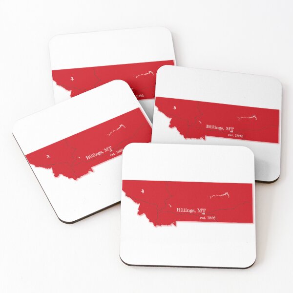 Item preview, Billings, MT [Red] designed and sold by PhilbonianDezin.