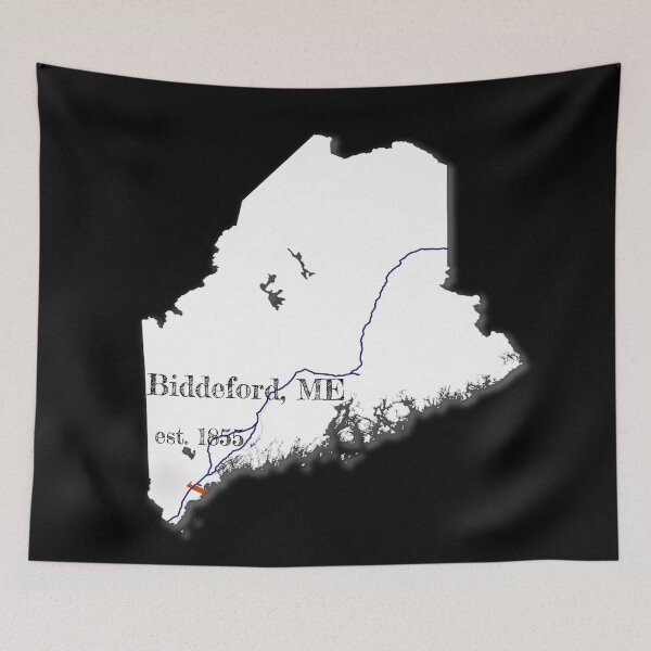 Item preview, Biddeford, ME [White] designed and sold by PhilbonianDezin.