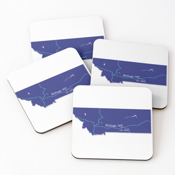 Item preview, Billings, MT [Blue] designed and sold by PhilbonianDezin.