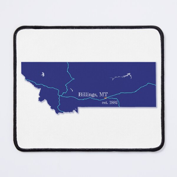 Item preview, Billings, MT [Blue] designed and sold by PhilbonianDezin.