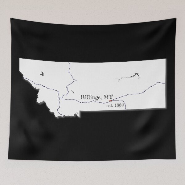 Item preview, Billings, MT [White] designed and sold by PhilbonianDezin.