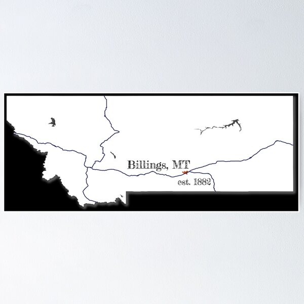 Item preview, Billings, MT [White] designed and sold by PhilbonianDezin.