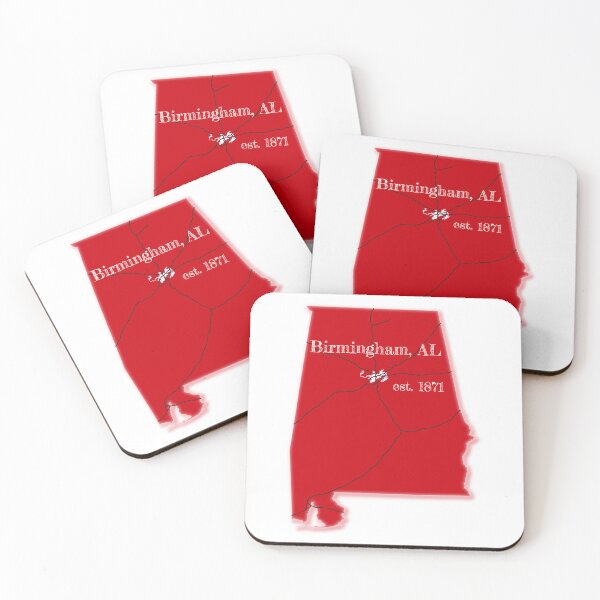 Item preview, Birmingham, AL [Red] designed and sold by PhilbonianDezin.
