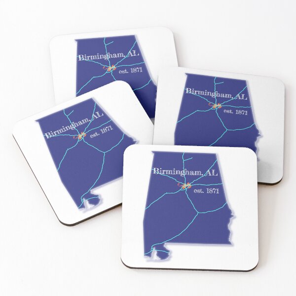 Item preview, Birmingham, AL [Blue] designed and sold by PhilbonianDezin.