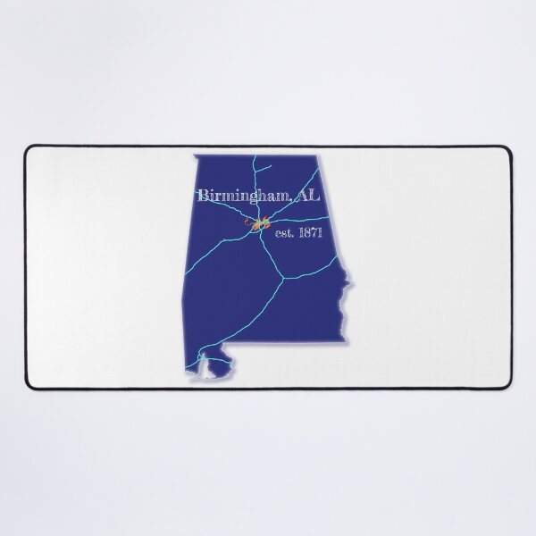 Item preview, Birmingham, AL [Blue] designed and sold by PhilbonianDezin.