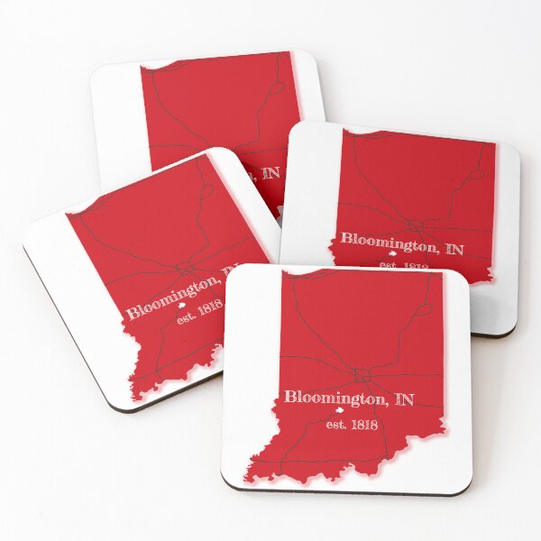 Item preview, Bloomington, IN [Red] designed and sold by PhilbonianDezin.