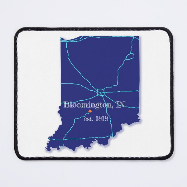 Item preview, Bloomington, IN [Blue] designed and sold by PhilbonianDezin.