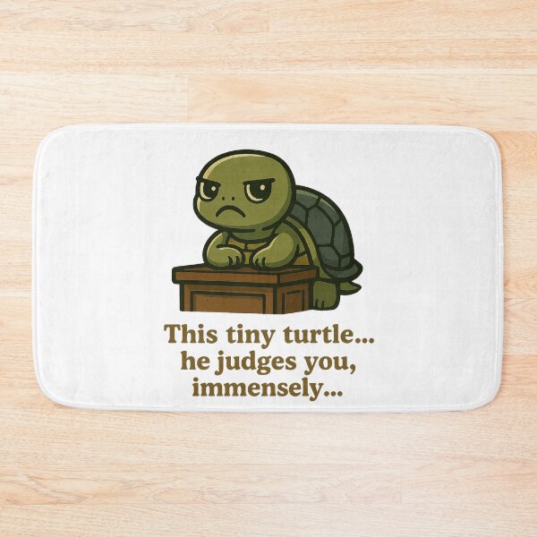 Item preview, Tiny Turtle Judge with Serious Stare designed and sold by dessertcruzing.