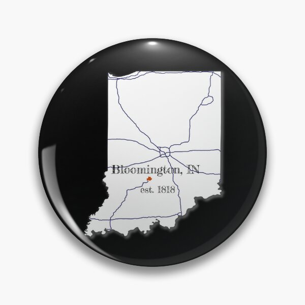 Item preview, Bloomington, IN [White] designed and sold by PhilbonianDezin.