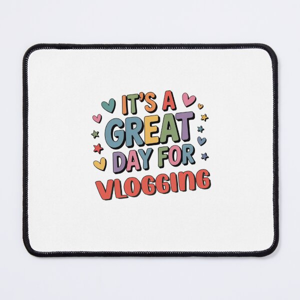 Item preview, It's a Great Day for Vlogging - Funny Vlogging Lover designed and sold by Watsonarts.