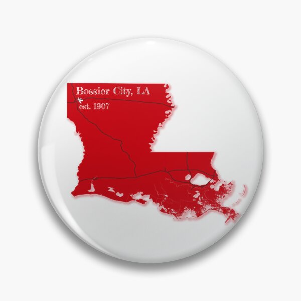 Item preview, Bossier City, LA [Red] designed and sold by PhilbonianDezin.