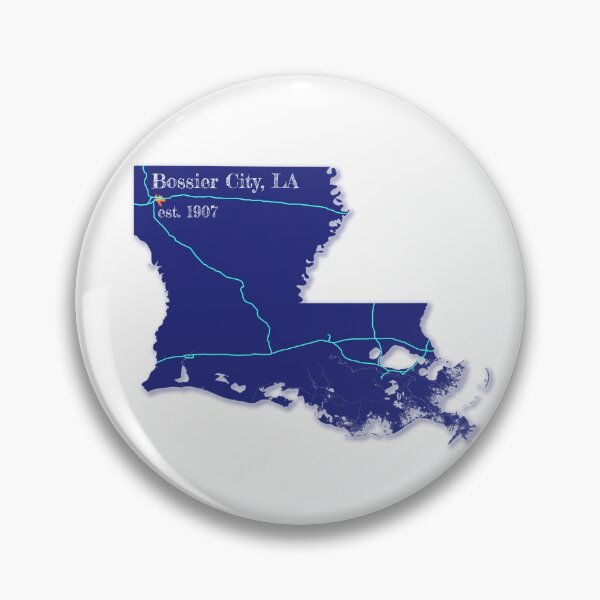 Item preview, Bossier City, LA [Blue] designed and sold by PhilbonianDezin.
