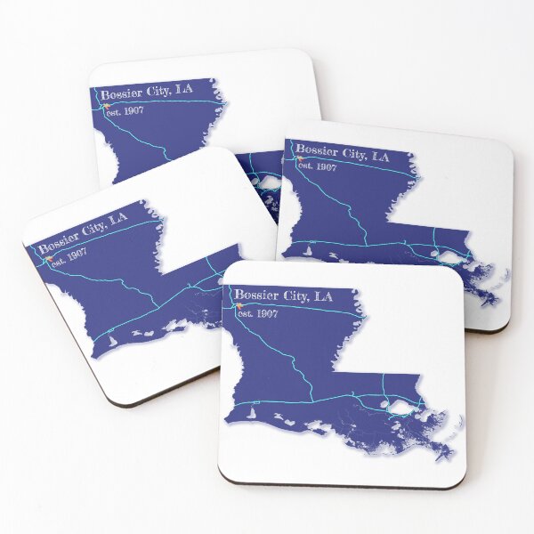 Item preview, Bossier City, LA [Blue] designed and sold by PhilbonianDezin.