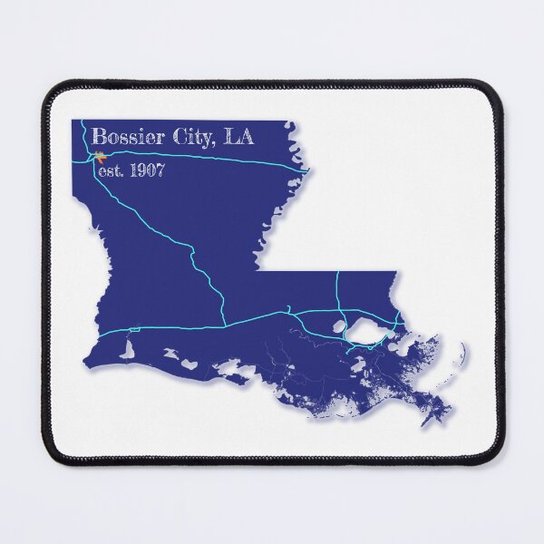 Item preview, Bossier City, LA [Blue] designed and sold by PhilbonianDezin.
