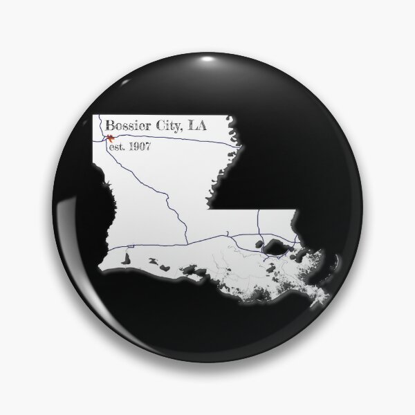 Item preview, Bossier City, LA [White] designed and sold by PhilbonianDezin.