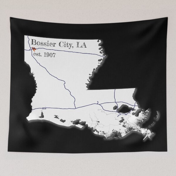 Item preview, Bossier City, LA [White] designed and sold by PhilbonianDezin.