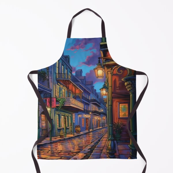 Item preview, Bourbon Street Acrylic Block - Vibrant New Orleans Nightlife Art designed and sold by GSizzle1.