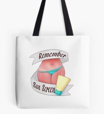 Remember Sun Screen! Tote Bag