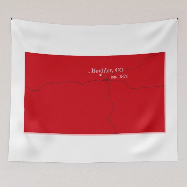 Item preview, Boulder, CO [Red] designed and sold by PhilbonianDezin.