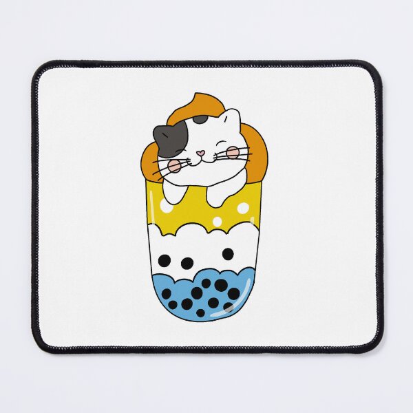 Item preview, Aroace Boba Cat Drink designed and sold by mackygrimm.