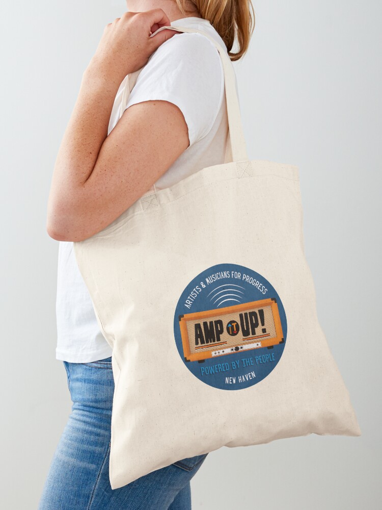 Thumbnail 1 of 5, Tote Bag, Amp It Up Circle Logo designed and sold by Amp-It-Up.