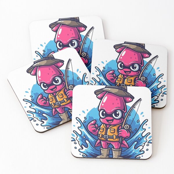 Item preview, Mr. Squid gone fishing designed and sold by likbatonboot.