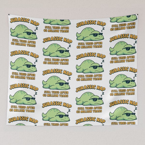 Item preview, Funny Dinosaur "Jurassic Nap" – Still Tired After 65 Million Years | Lazy Dino Gift Tee Design designed and sold by HAFIZ-DP.