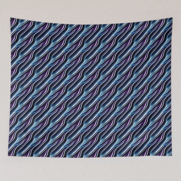 Item preview, Neon Wave Glow Abstract Futuristic Art designed and sold by Zeph1.