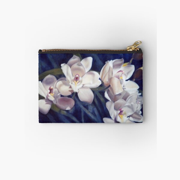 Item preview, Pale Orchid Cluster – Large Format Floral Oil Painting by Avril Thomas designed and sold by AvrilThomasart.