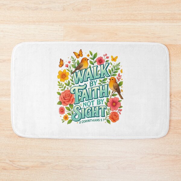 Item preview, Walk by Faith not by Sight Bible Christian designed and sold by GoodwillDesigns.