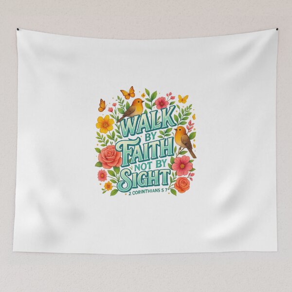 Item preview, Walk by Faith not by Sight Bible Christian designed and sold by GoodwillDesigns.