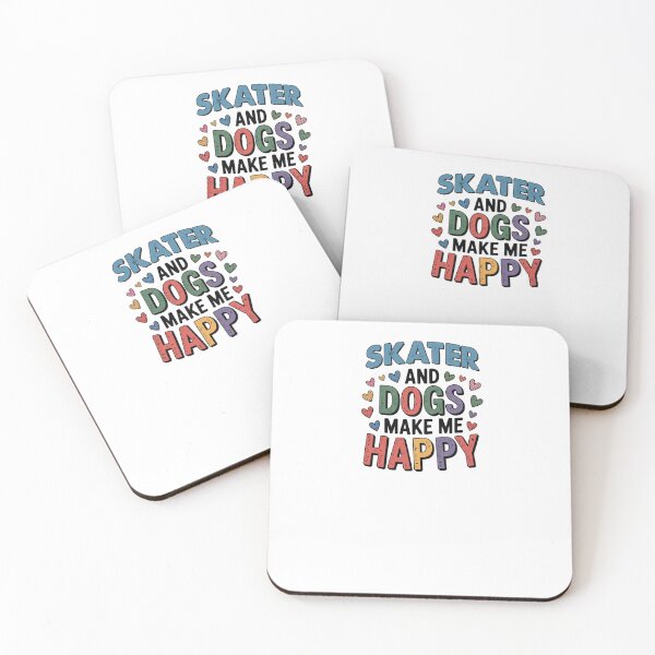 Item preview, Skater And Dogs Make Me Happy - Funny Skater Dogs Lover designed and sold by Oussinc.
