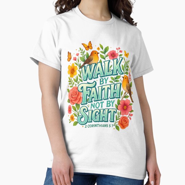 Item preview, Walk by Faith not by Sight Bible Christian designed and sold by GoodwillDesigns.