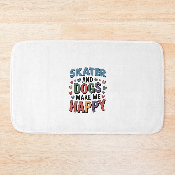 Item preview, Skater And Dogs Make Me Happy - Funny Skater Dogs Lover designed and sold by Oussinc.