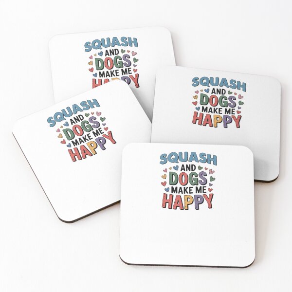 Item preview, Squash And Dogs Make Me Happy - Funny Squash Dogs Lover designed and sold by Oussinc.
