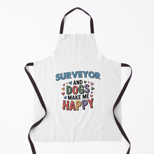 Item preview, Surveyor And Dogs Make Me Happy - Funny Surveyor Dogs Lover designed and sold by Oussinc.