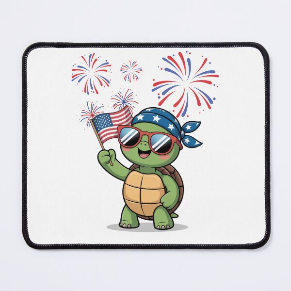 Item preview, 4th of July Patriotic Cute Turtle designed and sold by JRice66.