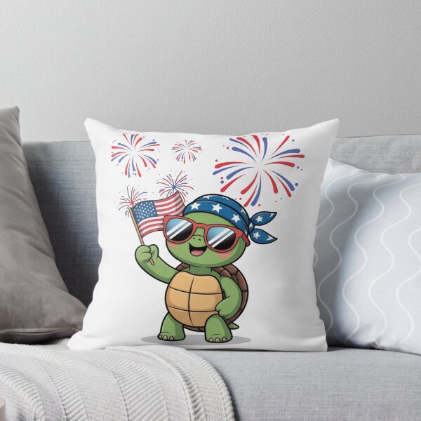 Item preview, 4th of July Patriotic Cute Turtle designed and sold by JRice66.