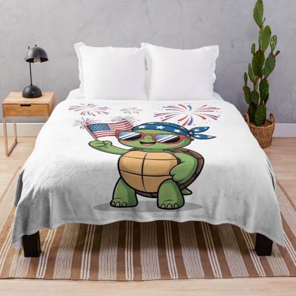 Item preview, 4th of July Patriotic Cute Turtle designed and sold by JRice66.
