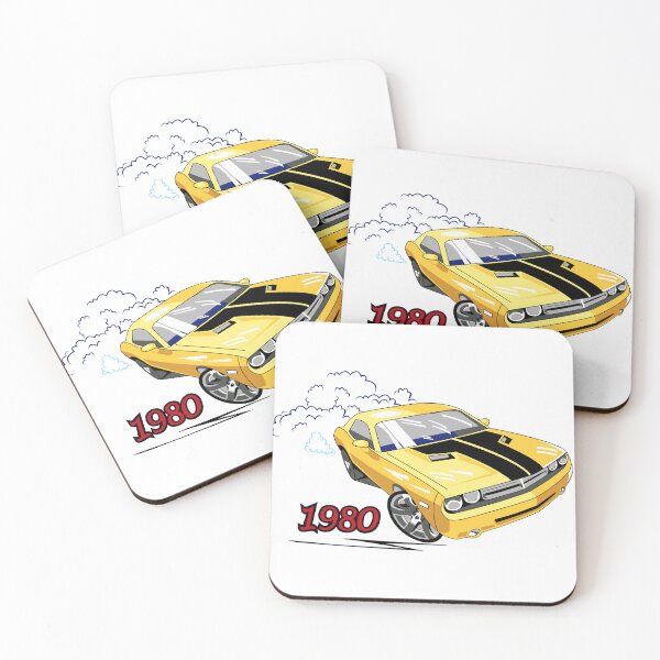 Item preview, 1980s vintage yellow sports car designed and sold by montip-shop.