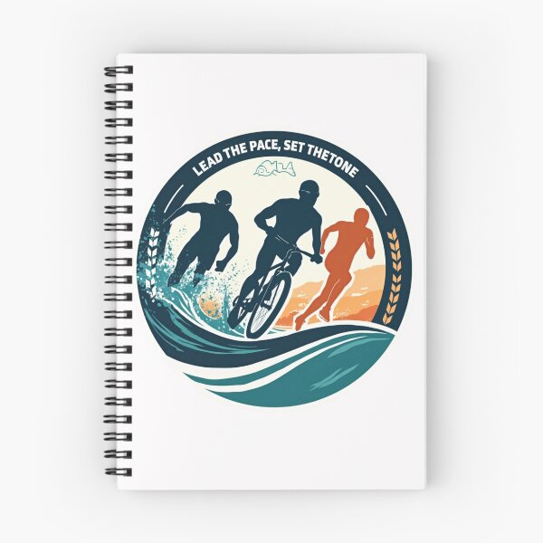 Item preview, Lead the Pace, Set the Tone – Triathlon Motivation Sticker designed and sold by Triathlongram.